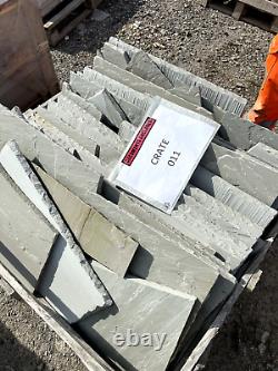 EM SILVER GREY RIVEN PATIO PACK BREAKAGES 15.3m2 INDIAN SANDSTONE