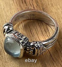 Esti Frederica Moonstone Ring 925 Sterling Silver 18k Gold