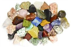 Fantasia Materials 18 lbs Rough India Stone Mix Tumbling, Tumble Rocks, Reiki