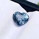 Gfco Certified Natural 1.78ct Grey Spinel Gemstone, Heart Cut, Tanzania