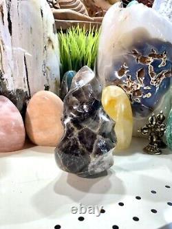 Gray Moonstone Crystal Rock Healing Crystals Yoga Reiki Meditation 6.5x3.5