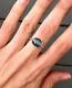 Grey Color Natural Quartz Gemstone 925 Sterling Silver Solitaire Ring Sz7 Us