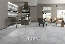 Grey Porcelain Tiles Wall Floor Marble Effect 60x120 MATT FREE SHIPPING 20m2