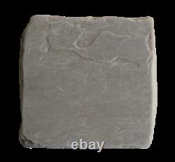 Grey Sandstone Driveway Mix Block Paving Setts 30 MM Tumbled Stone 13.46 m2