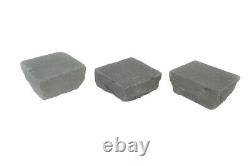 Grey Sandstone Kandla Setts 10cm x 10cm Hand Split 8 Pack Size Options