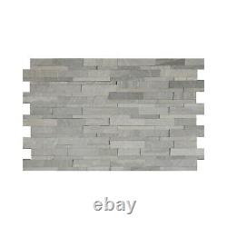 Grey Sandstone Wall Cladding Decorative Mosaic Tiles Interior Wall Panel 12.96m2