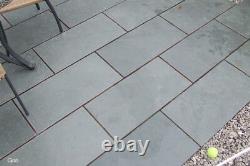 Grey Slate Paving 800x400x10mm Outdoor Tiles not slabs As low as £26.72/m2