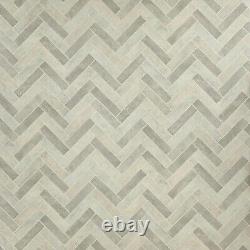 Grey Stone Herringbone Vinyl Flooring Roll Slate Effect Stone Tiles Cheap Lino