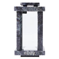 Handcrafted Grave Lamp Made Of Granite Orion Dark Gray Natural Stone Classic