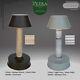 Handmade Rechargeable Dimmable Natural Stone Marble Touch Lamp Led Metal