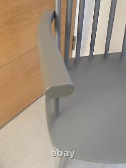 Hay J110 Chair Stone Grey Used Scandinavian Danish Vgc Retro Beech Wooden Dining