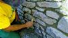 How To Build Natural Stone Wall Retaining Rock Boulders Detail Masonry Advice Tutorial Construction