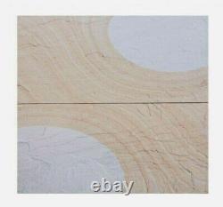 Indian Blended Sandstone Natural Paving Slabs Rustic Grey Garden Patio Stones AA