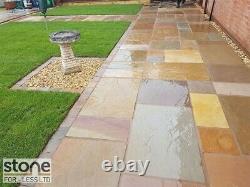 Indian Natural Cut Rippon Sandstone Sample And 20 Sqm Patio Pack D112