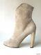 Jimmy Choo Grey 36 6 Natural Stone Suede Open-toe Maja Ankle Boots New $1275