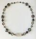 Judith Jack 925 Sterling Silver Marcasite Tahitian Fw Pearl Grey Quartz Necklace