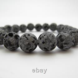 Japanese Stone Mt Fuji Lava gemstone health power bracelet medicine cold Japan