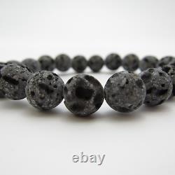 Japanese Stone Mt Fuji Lava gemstone health power bracelet medicine cold Japan