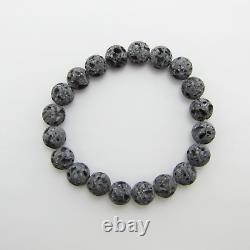 Japanese Stone Mt Fuji Lava gemstone health power bracelet medicine cold Japan