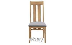 Julian Bowen Cotswold Solid Oak Extending Dining Table & Chairs(Sold Separately)
