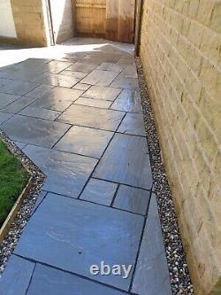 Kandla Grey Indian Sandstone (Patio Pack) 22mm Calibrated, 19.4sqm, 60 pieces