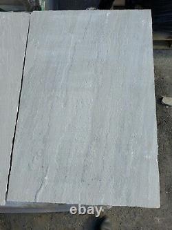 Kandla Grey Paving Slabs 900x600 Natural Indian Stone 22mm 18m2 Not Patio Pack