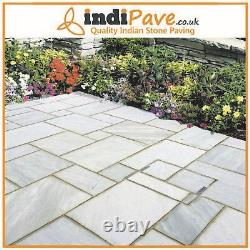 Kandla Grey Silver Calibrated Project Pack 20.70m2 Indian Paving Stone DELIVERED