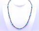 Kingman Arizona Turquoise Graduated Navajo Pearls Sterling Silver Necklace