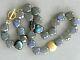 Labradorite 18k 750 Yellow Gold Toggle Clasp 14.5 Mm X 14 Mm Beads 18 Necklace