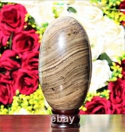 Large 190MM Natural Spiderweb Jasper Stone Metaphysical Healing Chakra Lingam