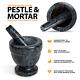 Large Pestle And Mortar Set Natural Spice & Herb Crusher Grinder Durable Stone