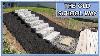 Laying Solid Grey Granite Steps By Hand