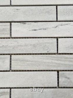 Long Brick Rectangle Limestone Tile Ash Grey Natural Stone Mosaics