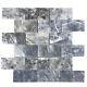 Luna Sky Marble 2x4 Brick On 12x12 Mesh Mosaic Tile (10 Sqft Per Box)
