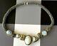 Michael Dawkins 925 Sterling Silver Rich Necklace With Howlite Moonstone & Pearls