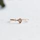 Minimalist Art Deco Fine Birthday Ring 14k Gold Labradorite Diamond Gemstone