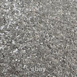 Modern charcoal gray Natural Terra Mica Stone Wallpaper Plain Glitter effect