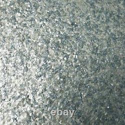 Modern gray Blue Natural Real Terra Mica Stone Wallpaper Plain Gliiter effect