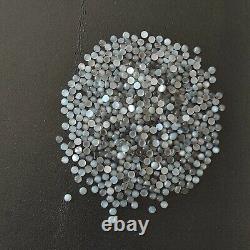 Moonstone Grey Natural Gemstone Round Cabochon 4mm Jewelry Making Cab AAA 14