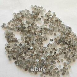 Moonstone Grey Natural Gemstone Round Cabochon 4mm Jewelry Making Cab AAA 14