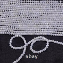Natural AAA+ Grey Zircon Rondelle Beads Gemstone 2mm-3mm Micro Faceted Beads