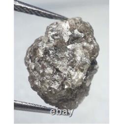 Natural Big Rough Diamond, 7.00 Ct, Grey Uncut Diamond, Loose Diamond, Rough Jewelry