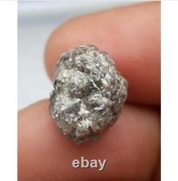 Natural Big Rough Diamond, 7.00 Ct, Grey Uncut Diamond, Loose Diamond, Rough Jewelry