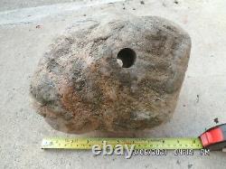 Natural Boulder Stone Drilled for Garden water feature Etc