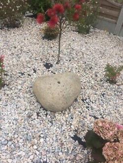 Natural Boulder Stone Drilled for Garden water feature Etc