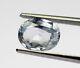 Natural Certified Gray Sapphire Loose Gemstone 1.89 Ct Unheated Oval Faceted Cut