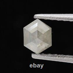 Natural Diamond 0.63tcw Gray Color Hexagon Brilliant Cut Diamond Fancy Diamond