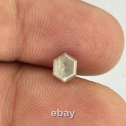 Natural Diamond 0.63tcw Gray Color Hexagon Brilliant Cut Diamond Fancy Diamond