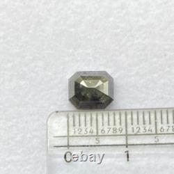 Natural Diamond Gray 1.92tcw Galaxy Gray Emerald Diamond Brilliant Cut Diamond