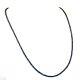 Natural Earth Mined Certified 3mm Unisex Black Diamond 18 Inches Necklace-video